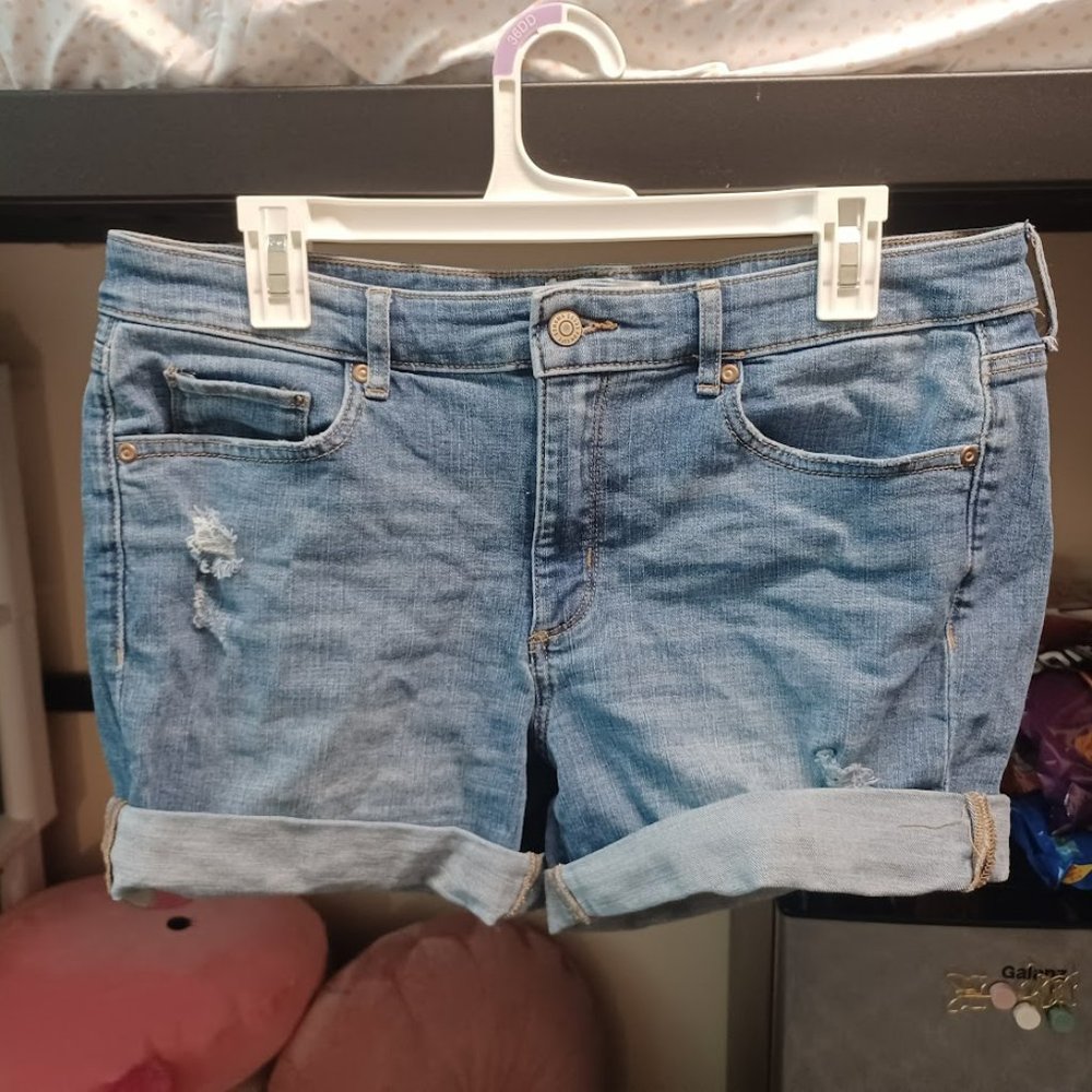 Size 12 denim shorts